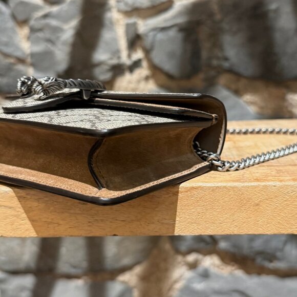 Gucci Dionysus Supreme GG Supermini Chain Crossbody Bag - Picture 9 of 16